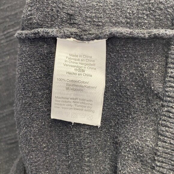 J.CREW/JEANS Slim Knit Long Sleeve Crew Neck Pullover Sweater Men Charcoal Used - Picture 10 of 16